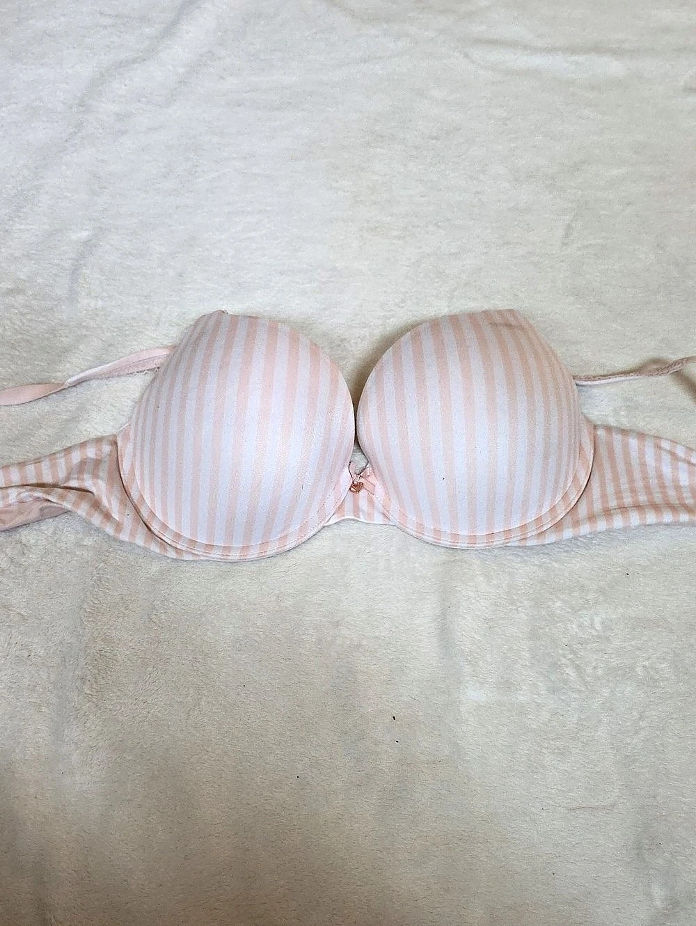 Victoria's Secret Body by Victoria Perfect Shape Bra Pink Striped